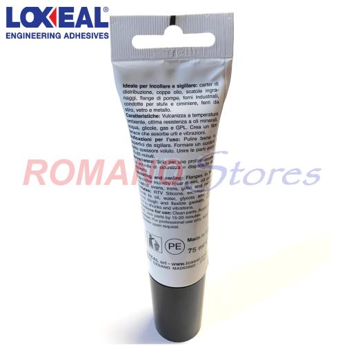 FORMA GUARNIZIONE SILICONICO NERO LOXEAL ALTA TEMPERATURA 75ml