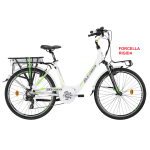 CICLO 26" ATALA E-RUN 360 6 VEL. 45 360WH WHITE/NEON GREEN