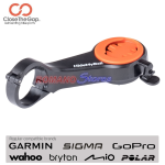 SUPPORTO AL  MANUBRIO HIDEMYBELL REGULAR PER GARMIN/SIGMA/BRYTON/WAHOO/POLAR/LEZYNE 31.8 MM