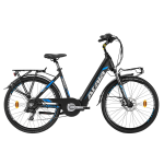 CICLO 26" ATALA E-SPACE EVO DONNA 7 VEL. 45 418WH ANTHRACITE/LIGHT BLUE MATT