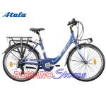 CICLO 26" ATALA E-RUN 6.1 360 7 VEL. 45 360WH BLUE/CHAMPAGNE MATT 2021