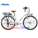 CICLO 26" ATALA E-RUN 7.1 LADY 500 7 VEL. 45 36 Volts 518 Wh WHITE/BLUE