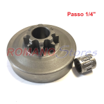 CAMPANA FRIZIONE C/ROCCHETTO 1/4"x8T ADATT. A ZENOAH G250/G2500