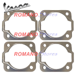 GUARNIZIONE BASE CILINDRO PIAGGIO VESPA 50 SPECIAL N L R PK APE 50 PRIMAVERA ET3 ALL."4 Pcs"