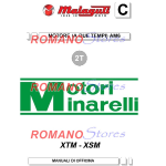 MANUALE OFFICINA+ESPLOSO RICAMBI MALAGUTI XSM/XTM MINARELLI AM6 E2 "35 Pagine"