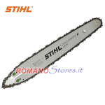 BARRA 30 Cm. 12"x1/4"x0.043"x1.1 STIHL ROLLOMATIC E MINI+CATENA STIHL  Maglie 64