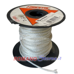 FUNE AVVIAMENTO IN NYLON SUPER PROFESSIONALE D.2.5 mm. BIANCA (Metro Lineare)