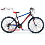 BICICLETTA 27.5" MBM DISTRICT 45 REVOSHIFT 18 VELOCITA' MATT BLACK+NEON RED