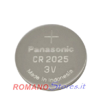 BATTERIA A BOTTONE CR2025 3 Volts PANASONIC LITHIUM