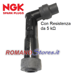 CAPPUCCIO PIPETTA CANDELA NGK XD05F 8072 5 kOhm SENZA NOTTOLINO