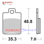 PASTIGLIE FRENO BRENTA 3014 FD.0249