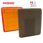 FILTRO ARIA IN SPUGNA ESTERNO+INTERNO MOTORE WEIBANG MOTORE 1P65FE-2 ( 2 Pezzi )